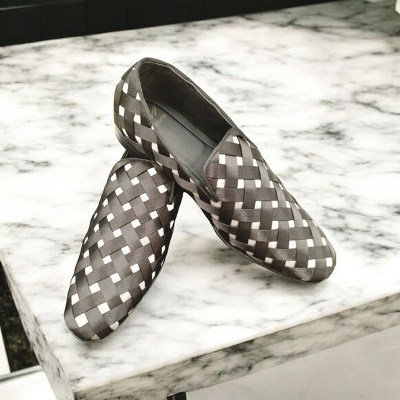 MEN'S FASHION PLAIN TOE SMOKER DRESS WEAVE SLIP ON BY AFTER MIDNIGHT. PRINCE. - Picture 1 of 8